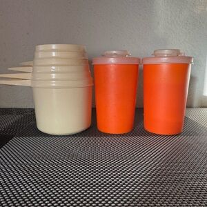 Tupperware Shakers and Measuring Cups